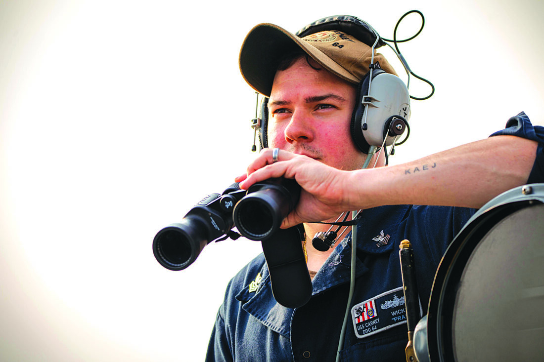 McAlisterville native serves aboard guided missile destroyer in the Red